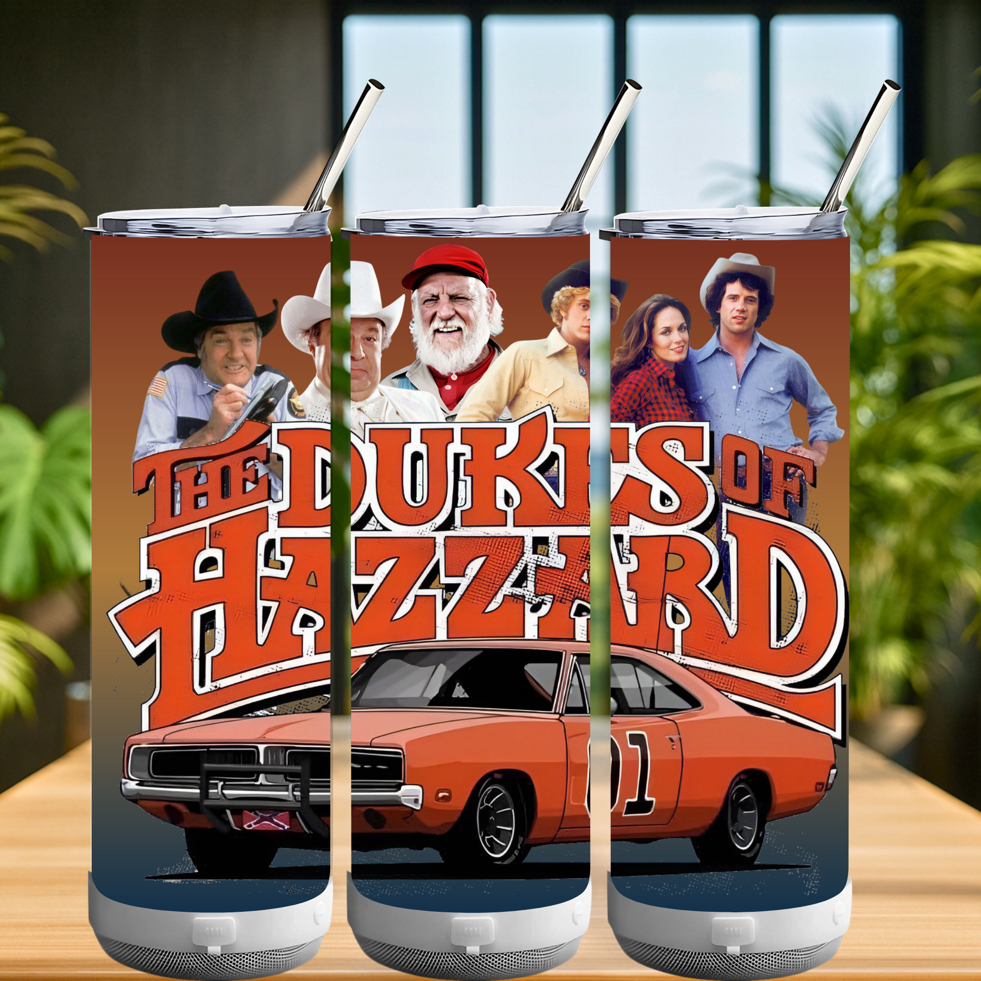 20oz White Bluetooth-Speaker Tumbler
